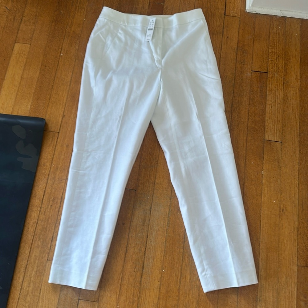 White J Crew new white  Kate pants